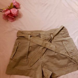 Tan Ella Moss Shorts 29